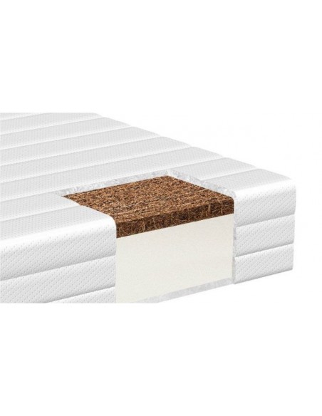 MATELAS BEBE EN MOUSSE ET COCO