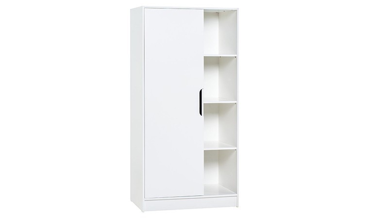 Armoire dressing bébé design en bois blanc 2 portes - Maxim