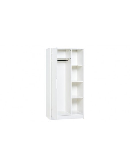 Armoire dressing bébé blanc en bois