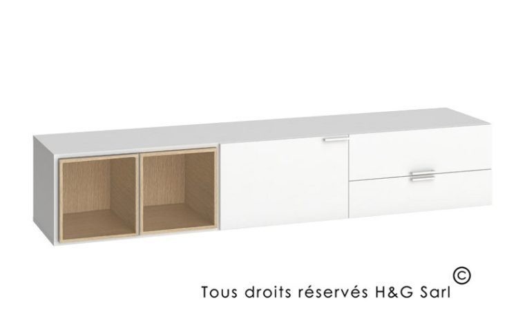 Meuble tv blanc design Meuble tv blanc design