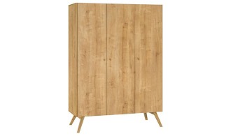Armoire scandinave 3 portes Nature