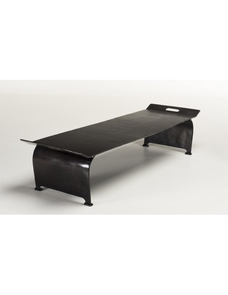 table basse orientale noire