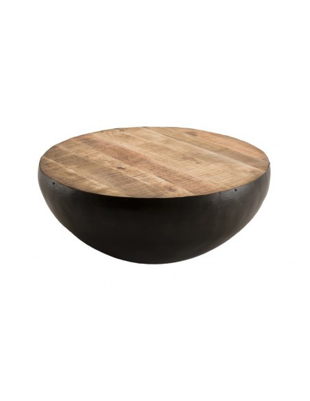 Table basse demi cercle