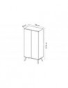 Armoire bébé grise