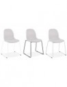 chaise pieds traineau