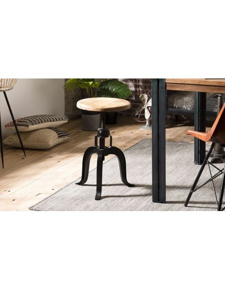 Tabouret style rustique