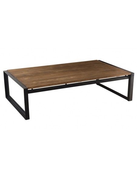 table basse industrielle rectangulaire