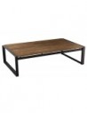 table basse industrielle rectangulaire