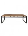 table basse industrielle rectangulaire