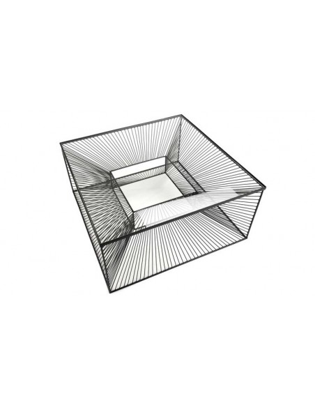 table basse carrée géométrique