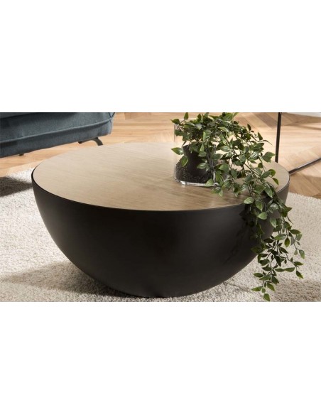 table basse demi sphère