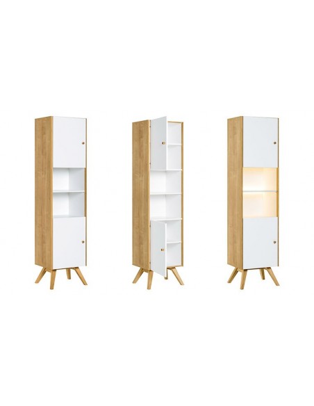 Vitrine scandinave bois