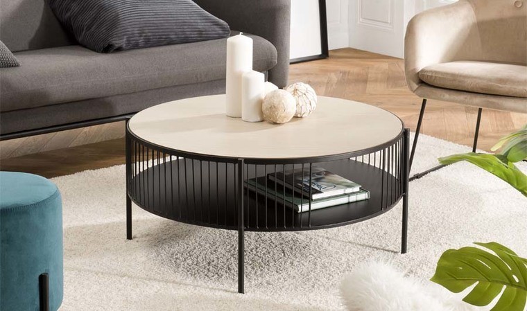 Table Basse Moderne Ronde