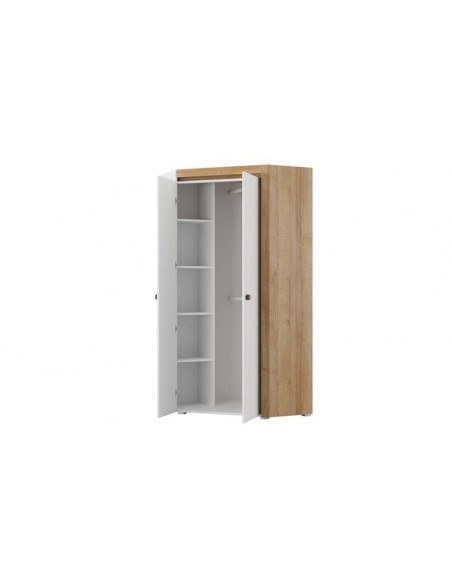 Armoire angle ado scandinave