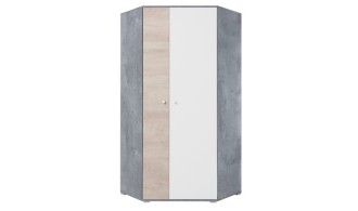 Armoire angle effet béton