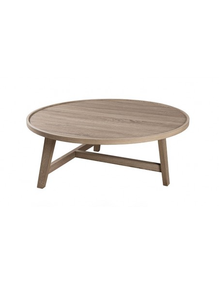 Table basse ronde en bois