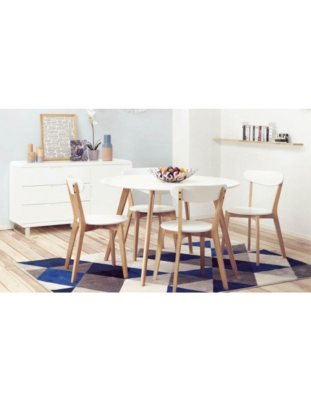 Table scandinave ronde