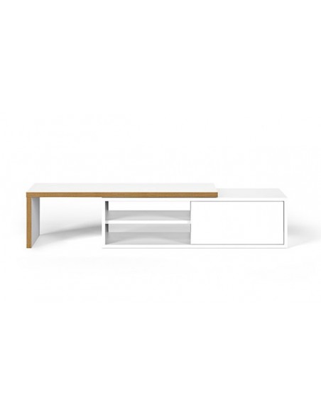 Meuble tv blanc extensible