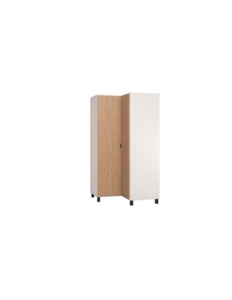 Armoire d'angle design équipée et rétro-éclairée