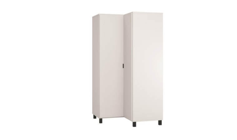 Armoire d'angle design équipée et rétro-éclairée