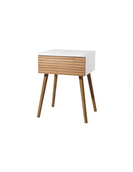 table chevet pin miel