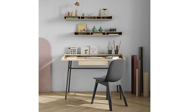 Pack Table de Bureau, Étagère Nordik et Chaise