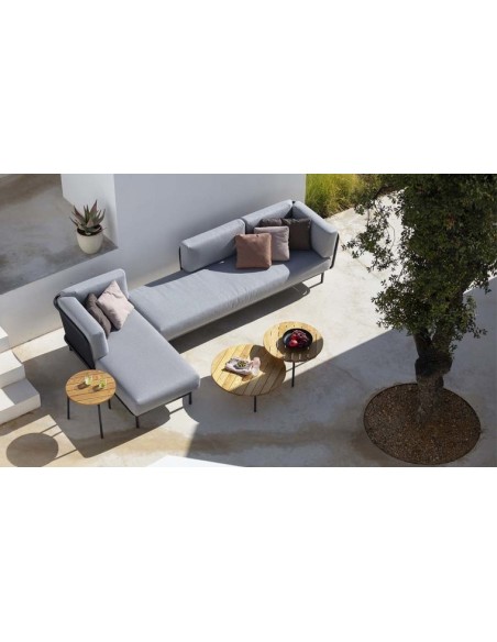 Ensemble sofa et table basse jardin