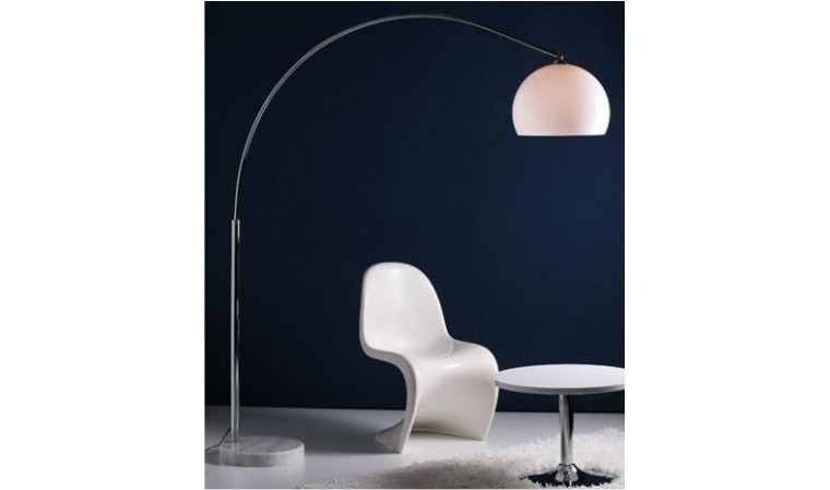 Lampadaire ARC BLANC XL - FL00080WH - Luminaire design pas cher