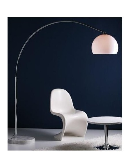 FL00080WH , Lampadaire ARC BLANC XL