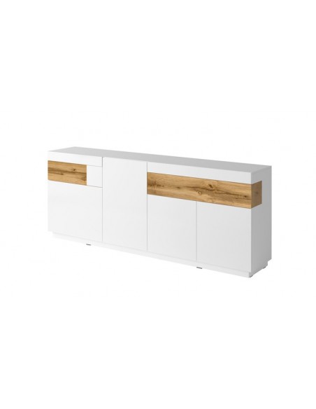 Buffet moderne blanc brillant