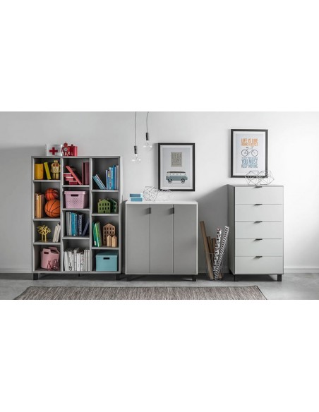 Bibliothèque basse design