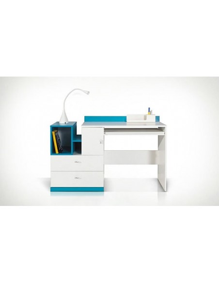 Bureau enfant bleu design