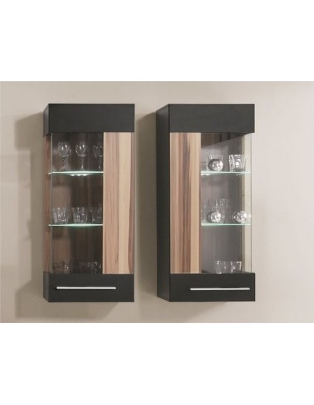Meuble de rangement mural (1 porte) BLACK