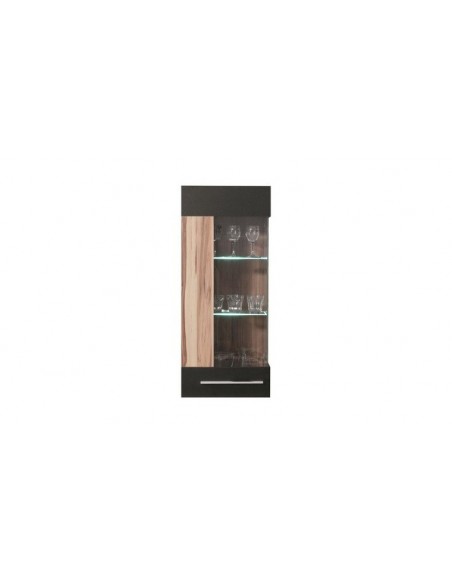 Meuble de rangement mural (1 porte) BLACK