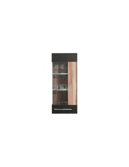Meuble de rangement mural (1 porte) BLACK