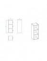 Étagère design en bois facile à installer