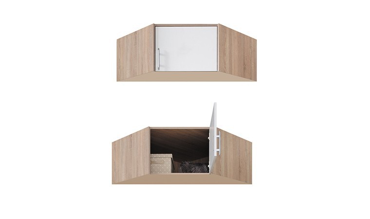 Dressing d'angle porte miroir, SMART