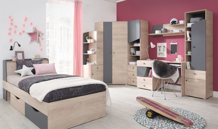 Dressing chambre d'enfant en bois massif Lifetime