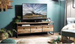 Meuble tv en bois recyclé