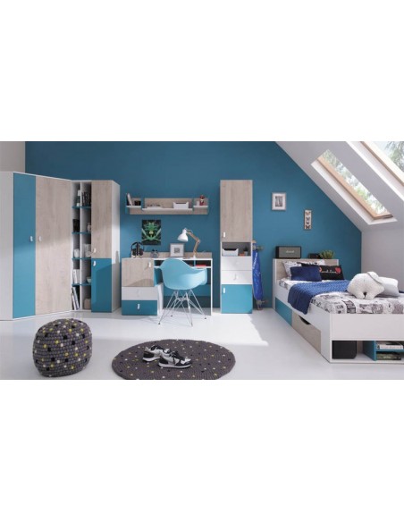 Armoire dressing angle chambre enfant