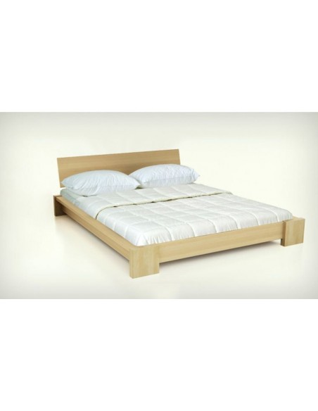 Lit bois sommier et matelas