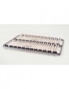 Sommier lattes flexible cadre metal