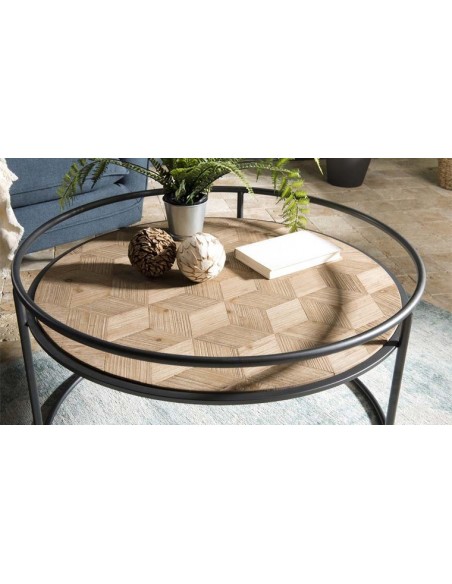 Table basse ronde 80 cm