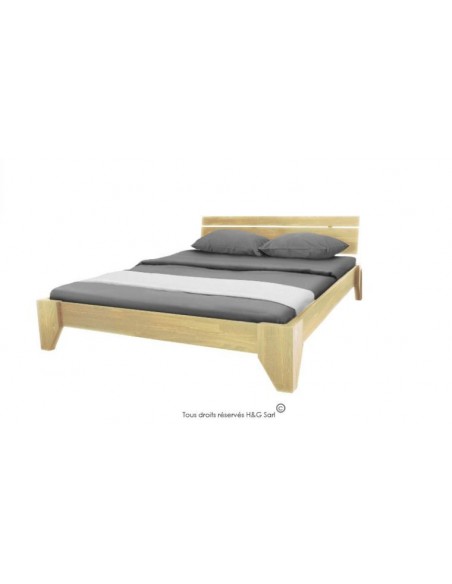 Lit, sommier et matelas 2 personnes