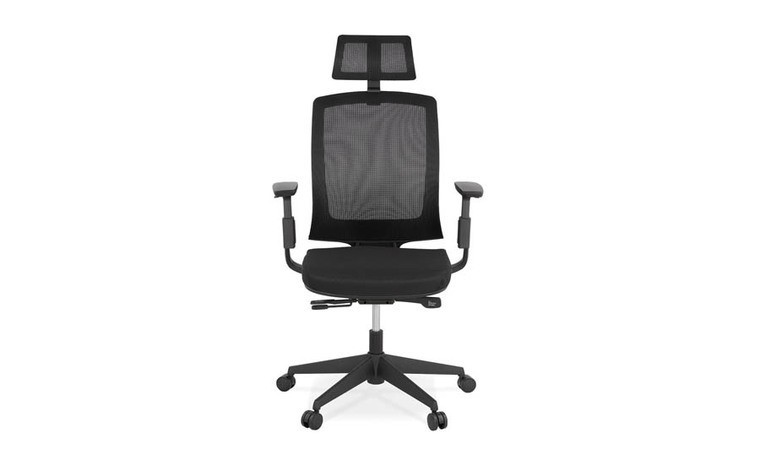 Fauteuil de bureau ergonomique noir - Ralf