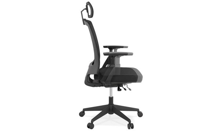 Fauteuil de bureau ergonomique noir - Ralf