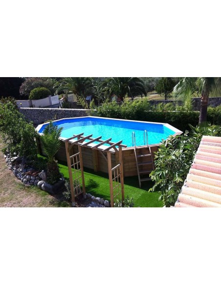 Piscine Azura 400 x 750 Ubbink