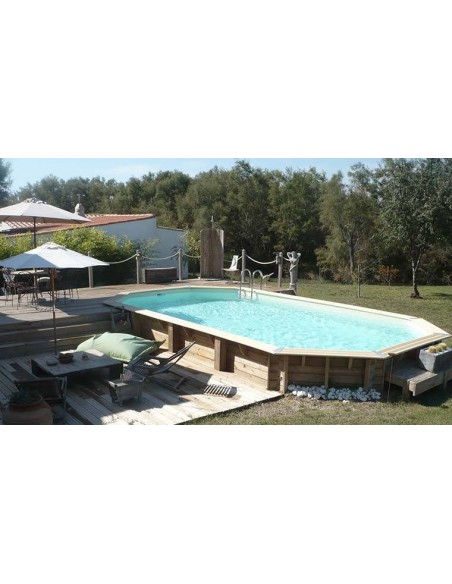 Piscine Azura 400 x 750 Ubbink