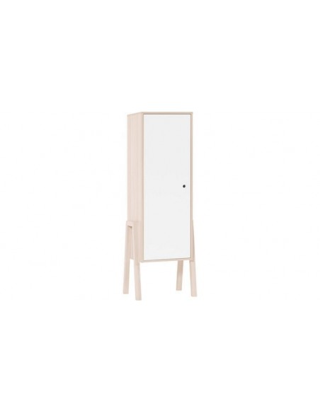 Armoire en bois blanc