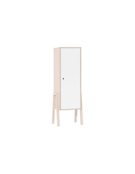 Armoire en bois blanc